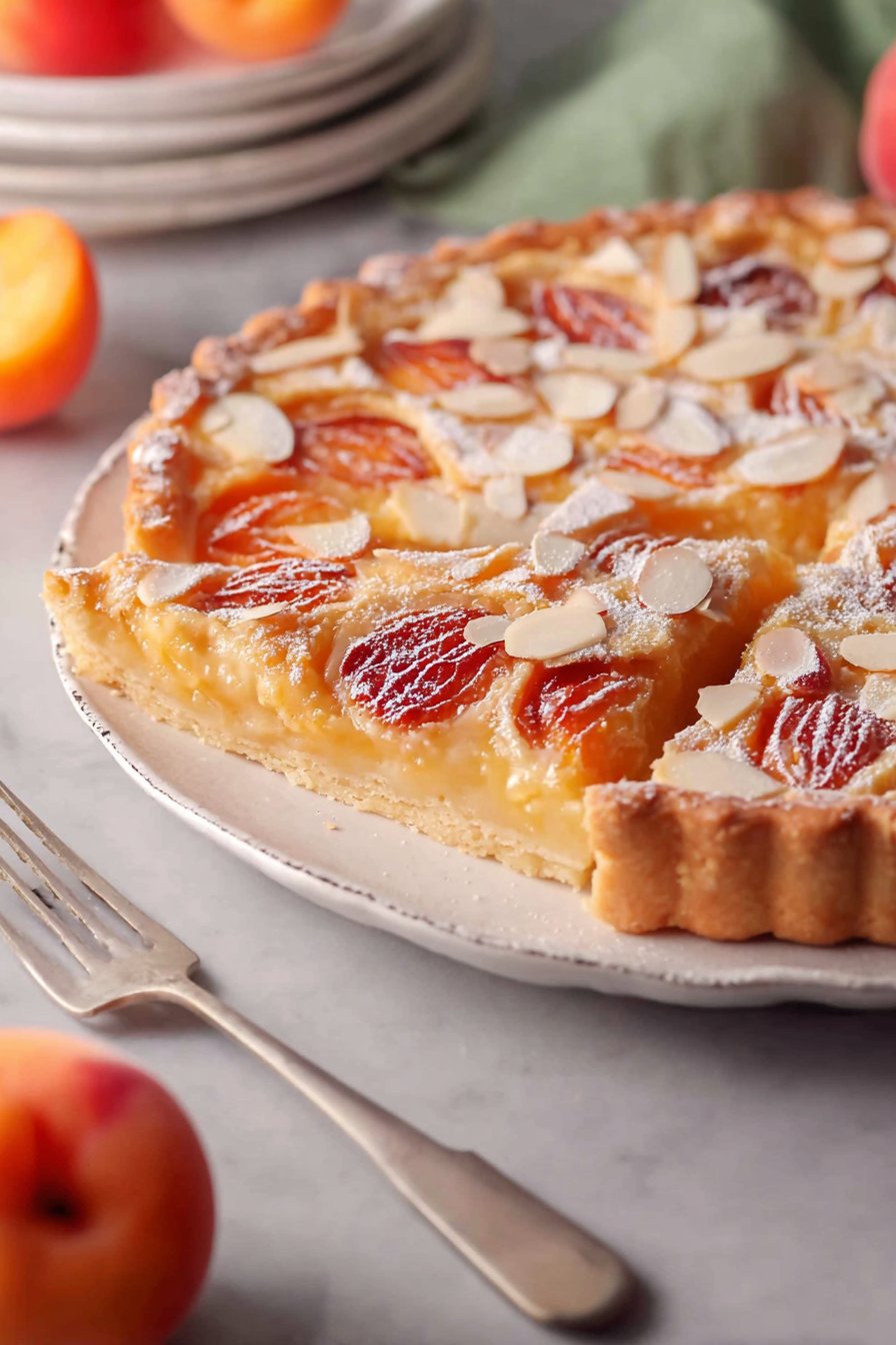 Tarte à l’abricot à la crème d’amande