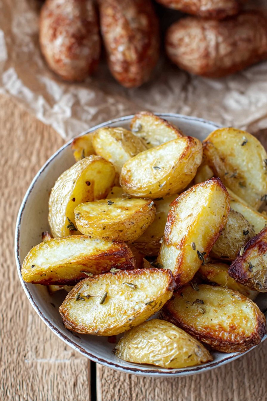 Pommes de terre grenaille à l’air fryer