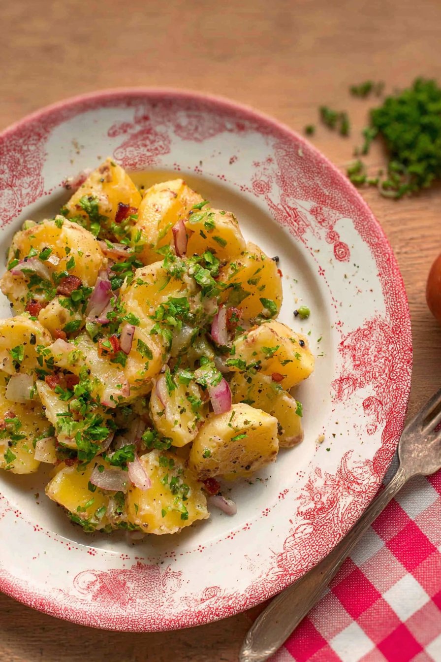 Salade de pommes de terre alsacienne