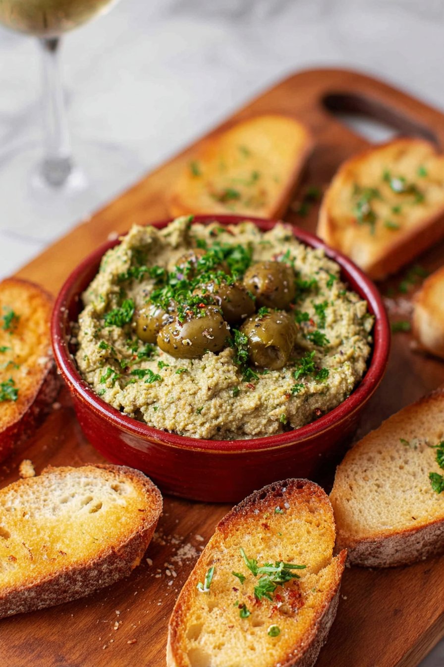 Tapenade aux olives vertes