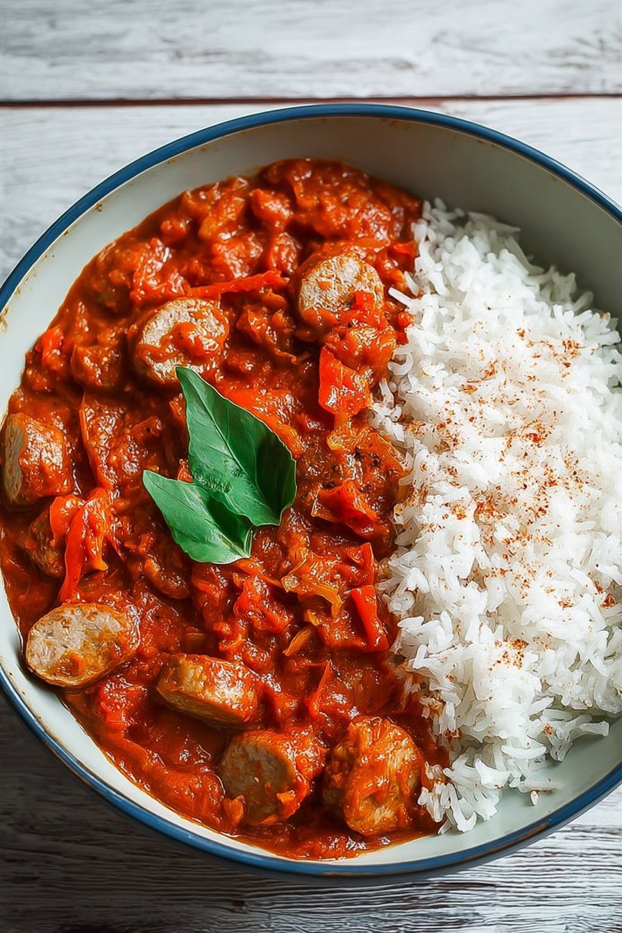 recette rougail saucisse