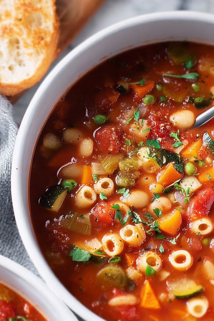 Soupe minestrone facile
