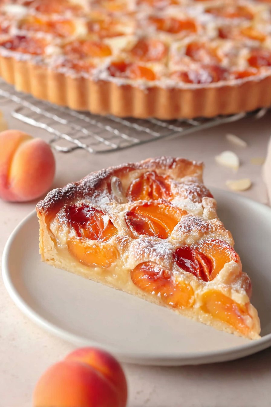 Tarte à l’abricot à la crème d’amande