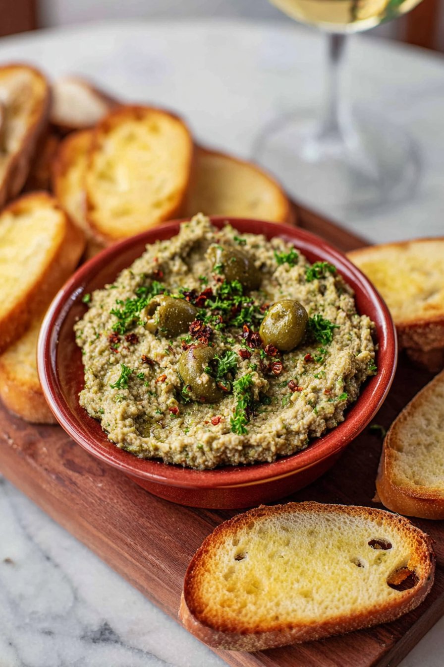 Tapenade aux olives vertes