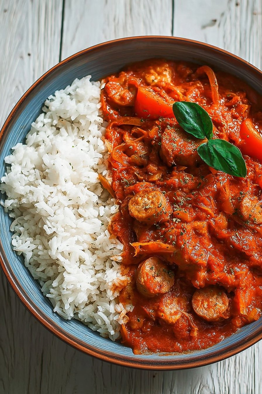 recette rougail saucisse