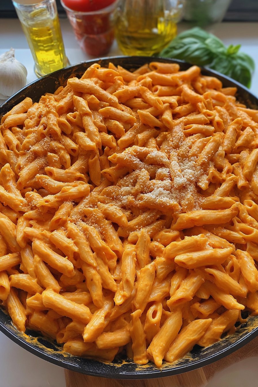 Pâtes à l'orange et au fromage
