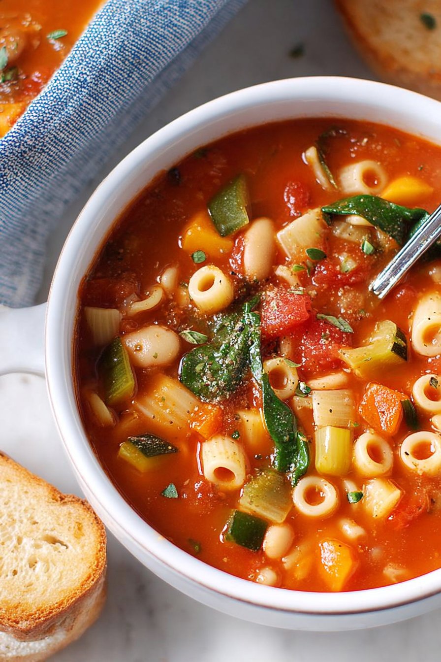 Soupe minestrone facile