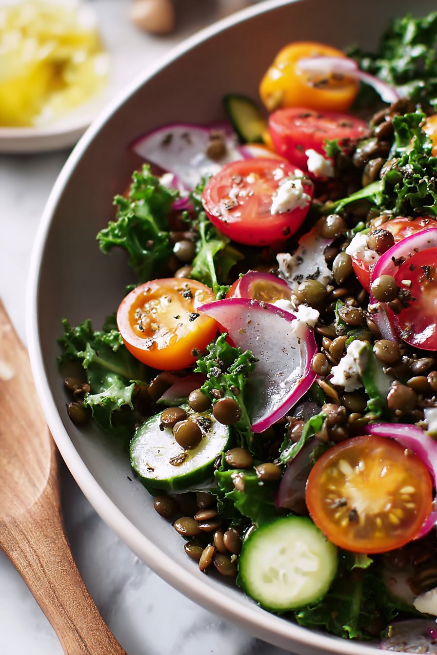 Salade de lentilles