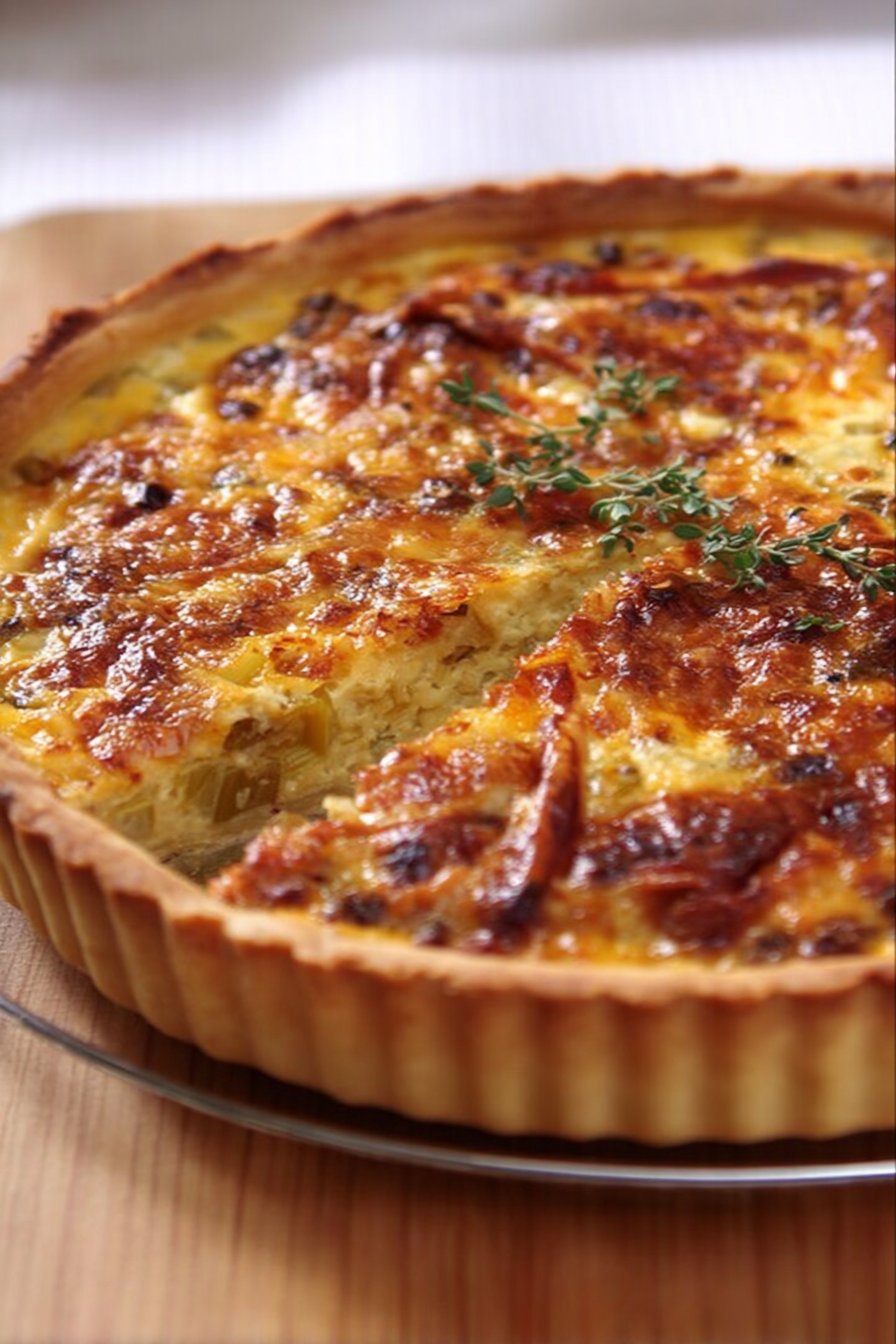 Quiche aux poireaux
