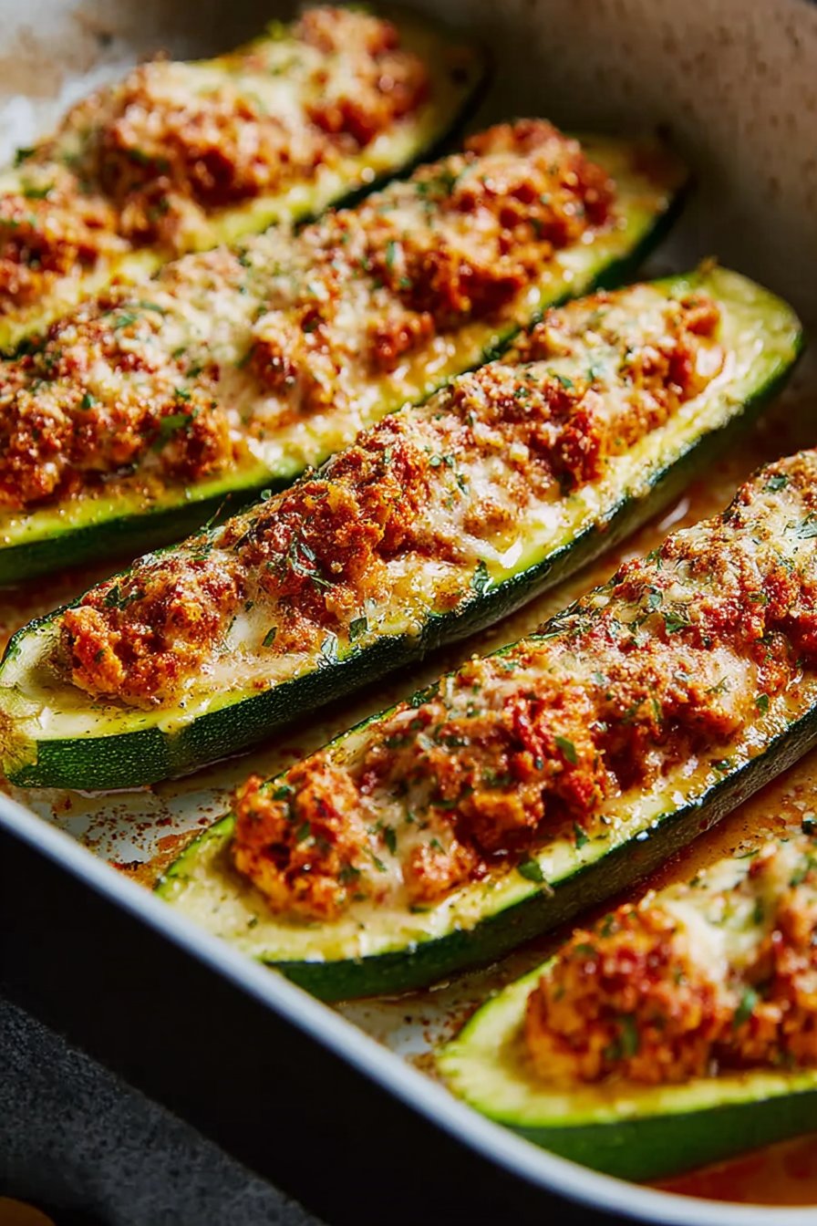 Recette de Courgettes farcies