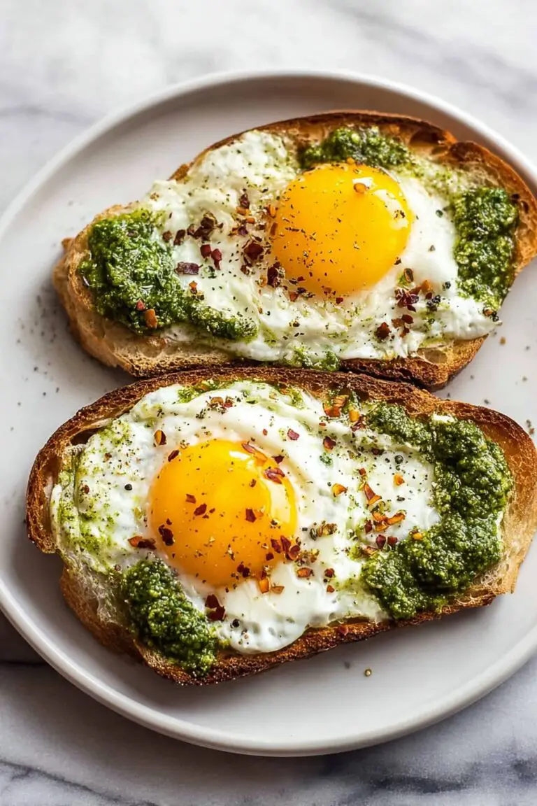 Œufs au pesto