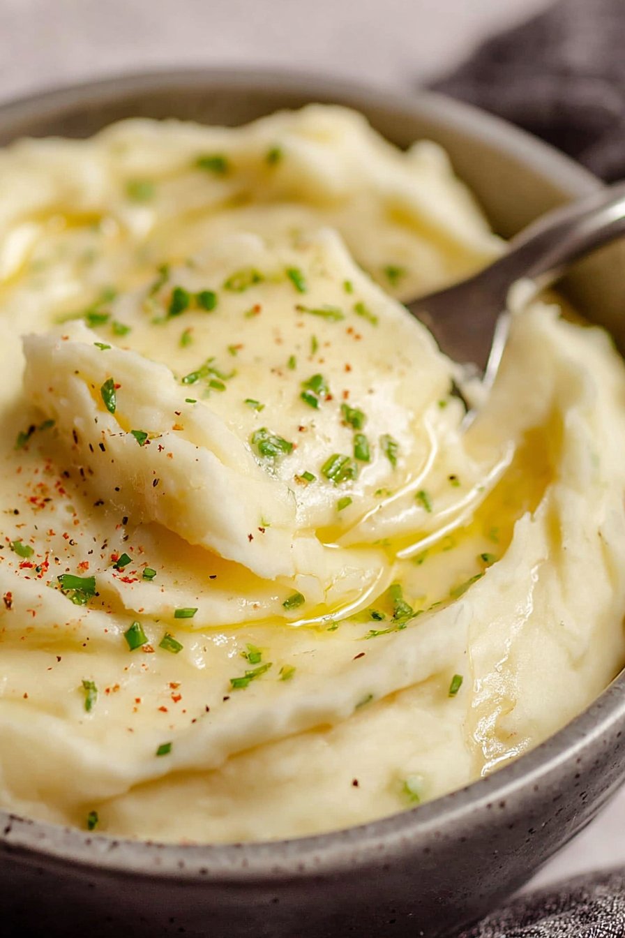 Purée onctueuse au Boursin
