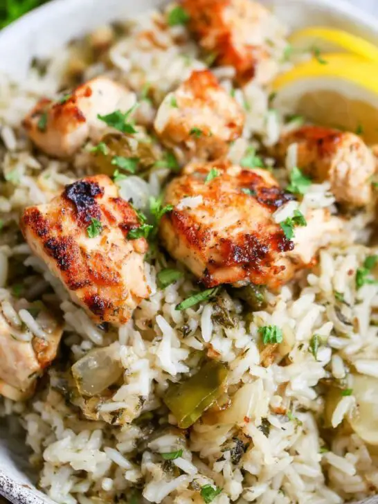 Poulet grec et riz au multicuiseur