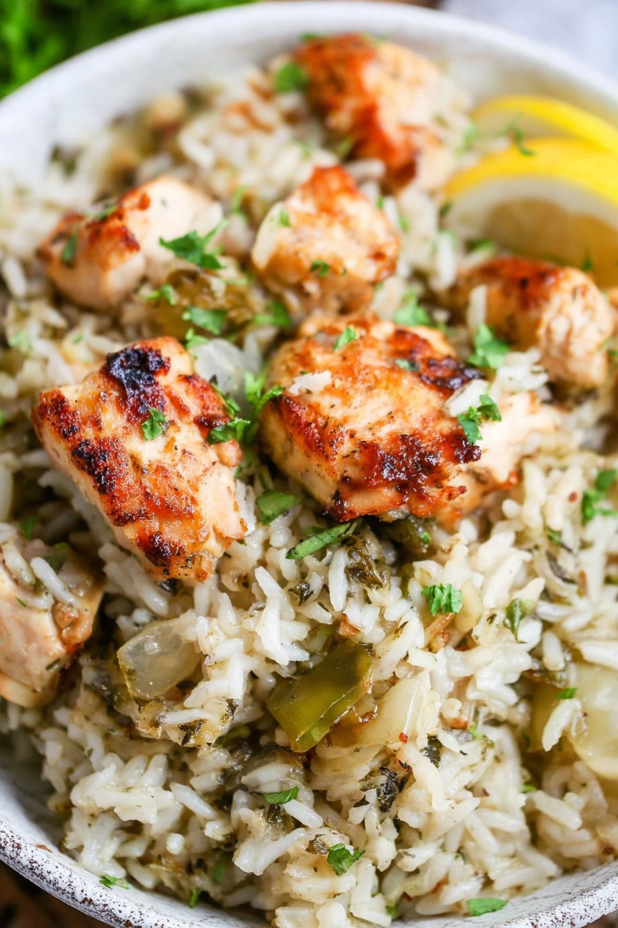 Poulet grec et riz au multicuiseur