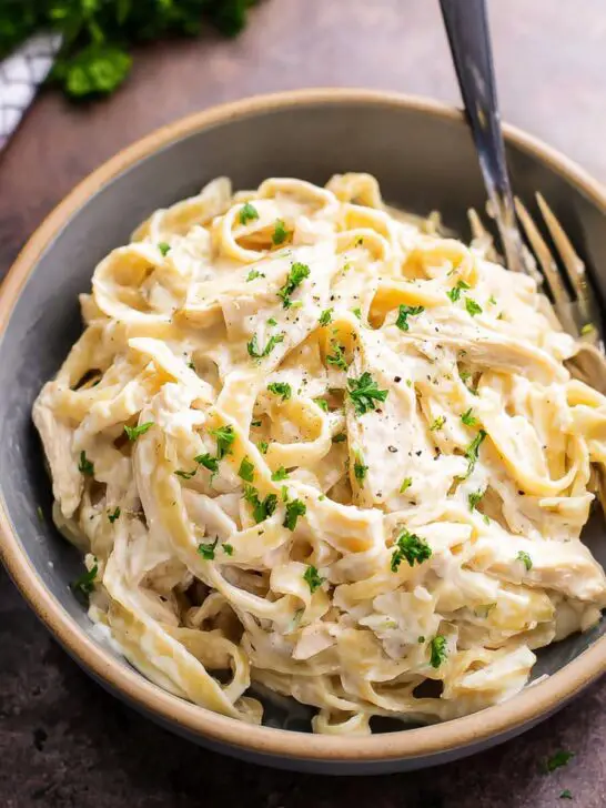 Poulet Alfredo au multicuiseur