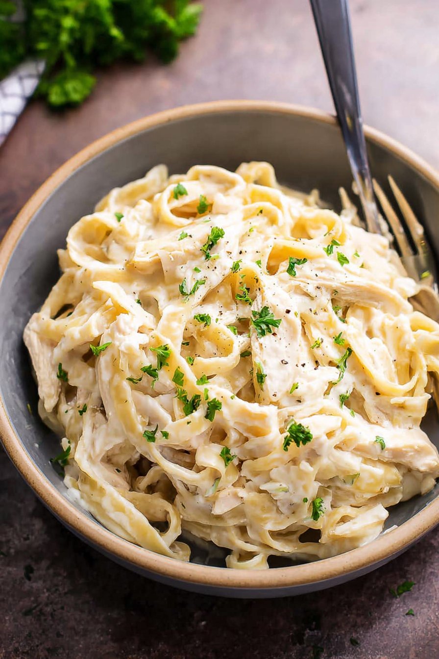 Poulet Alfredo au multicuiseur
