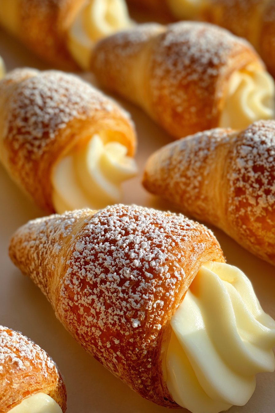 croustillants cornets creme vanille