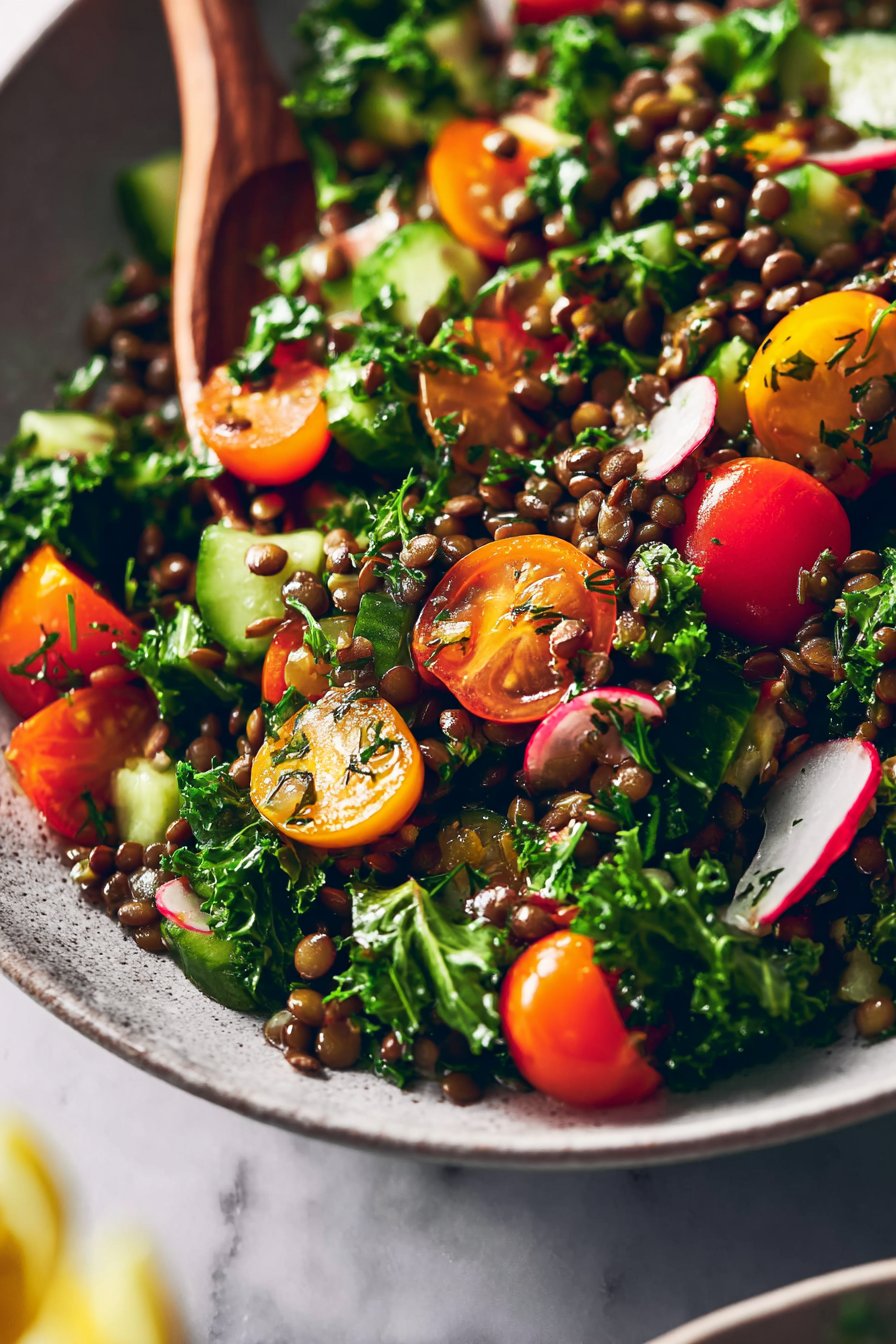 salade de lentilles