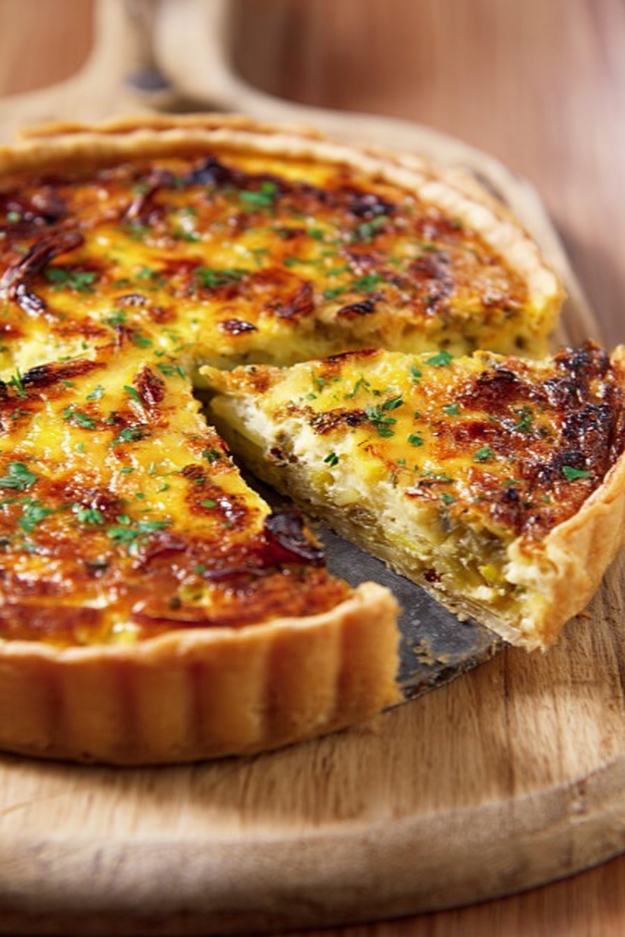 quiche aux poireaux