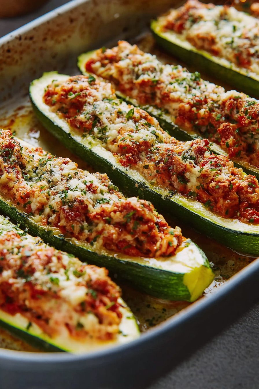 Recette de Courgettes farcies