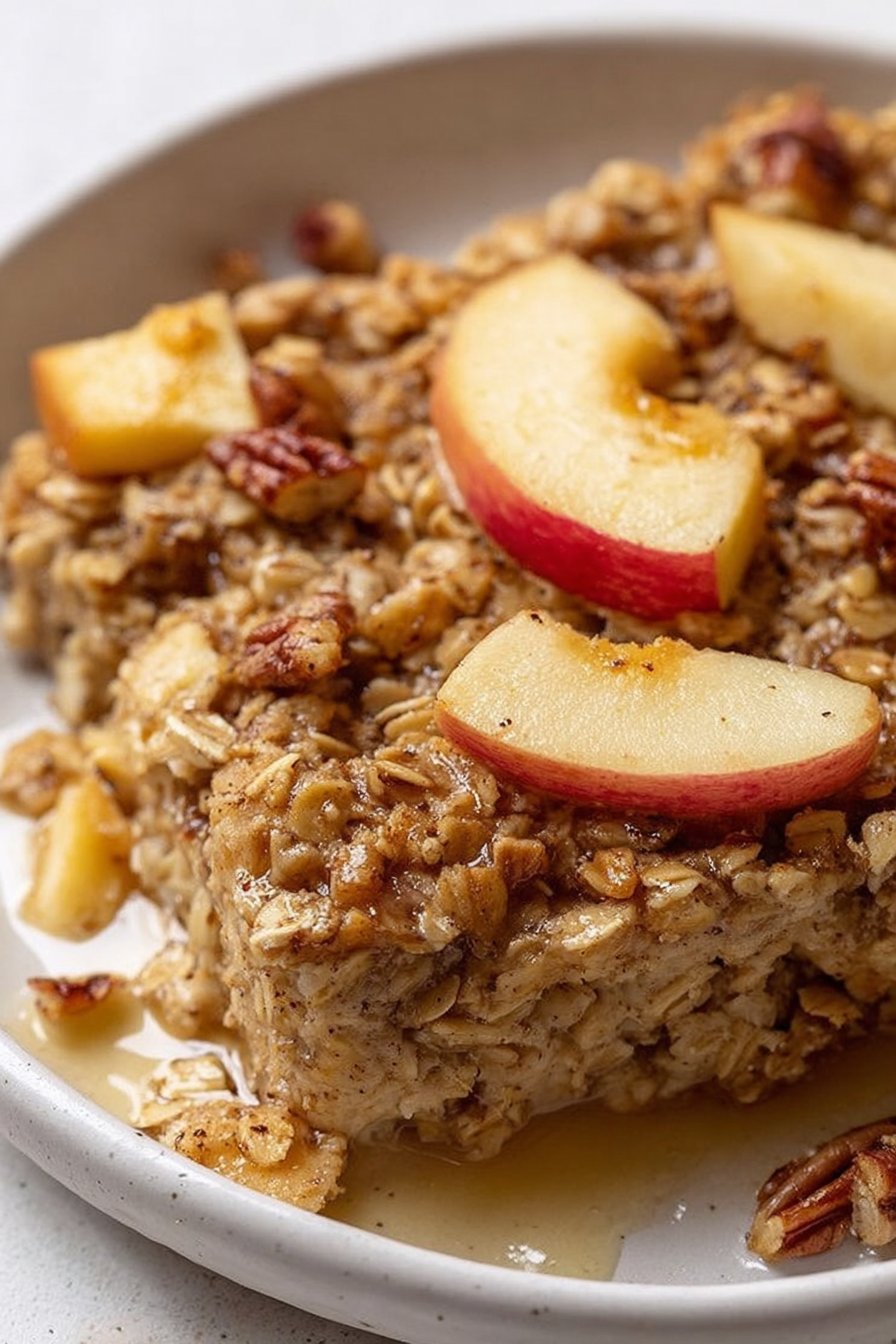Gratin d’avoine aux pommes « healthy »