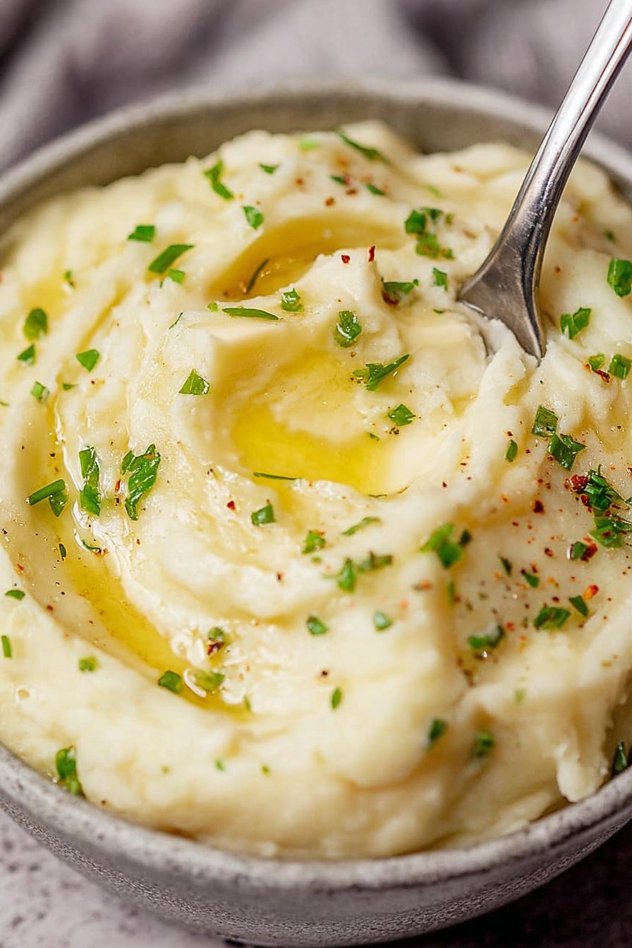 Purée onctueuse au Boursin