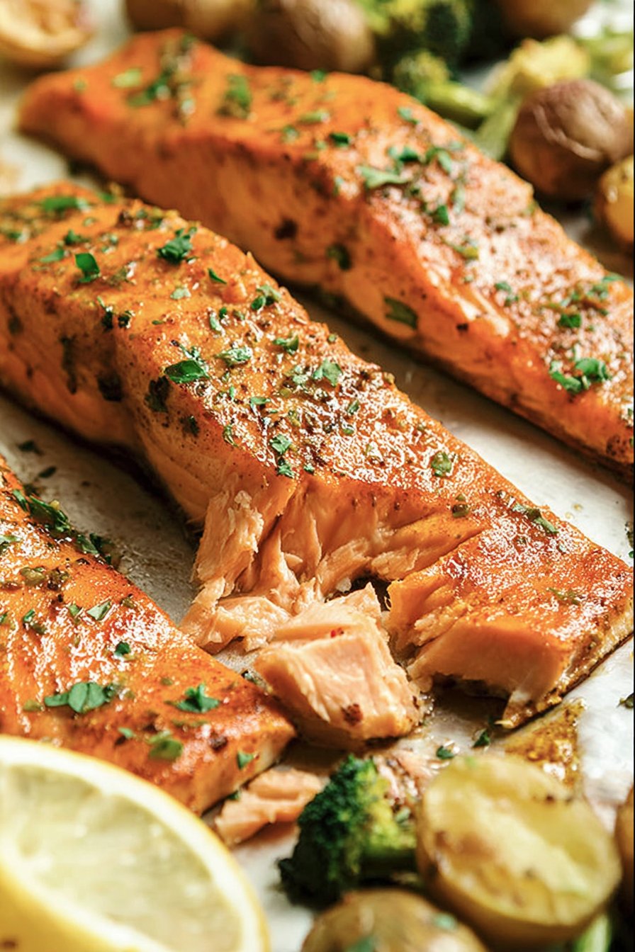 Saumon cajun au four