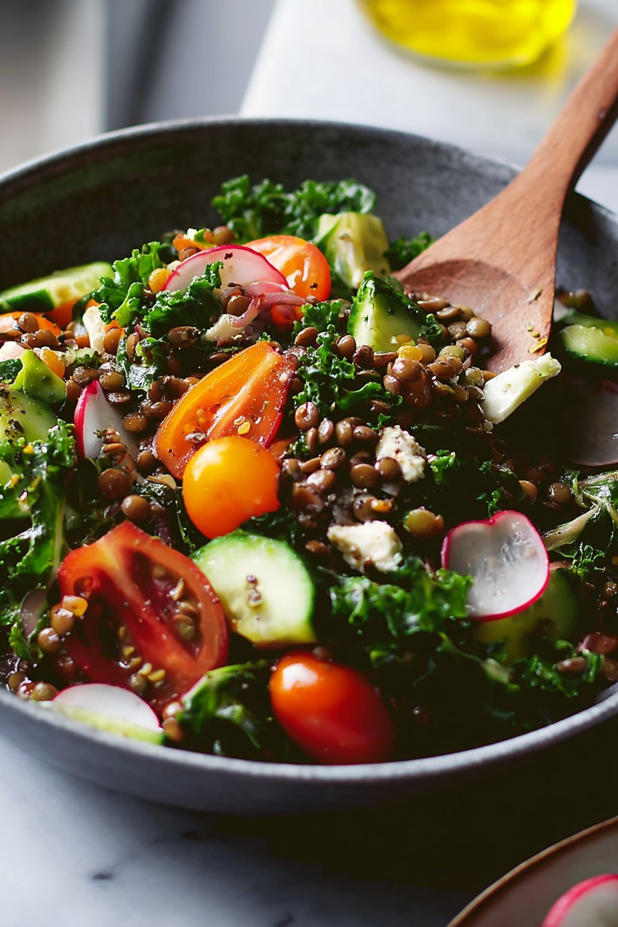 salade de lentilles