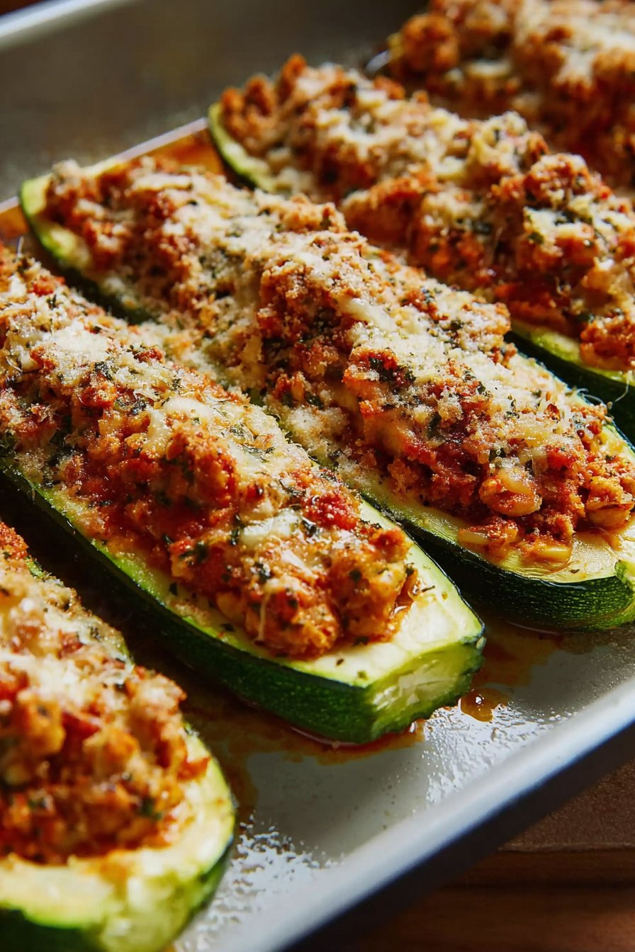 Recette de Courgettes farcies