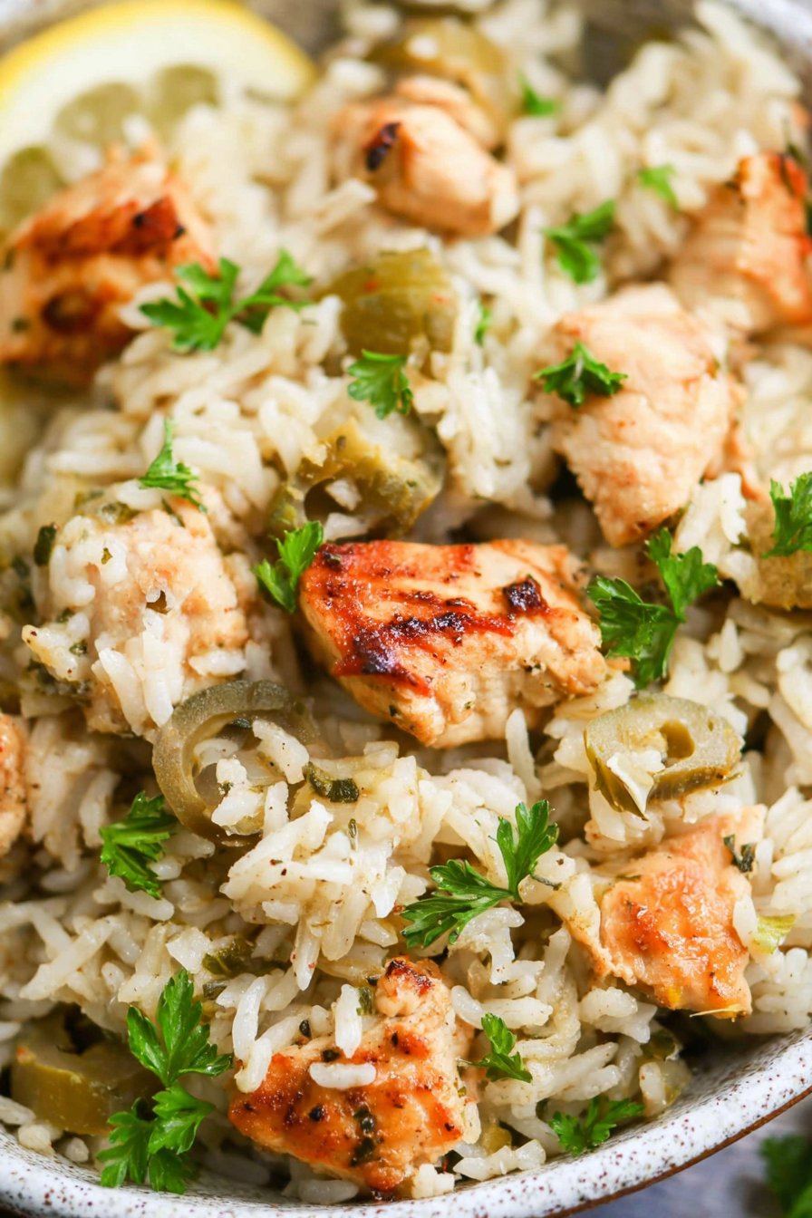 Poulet grec et riz au multicuiseur