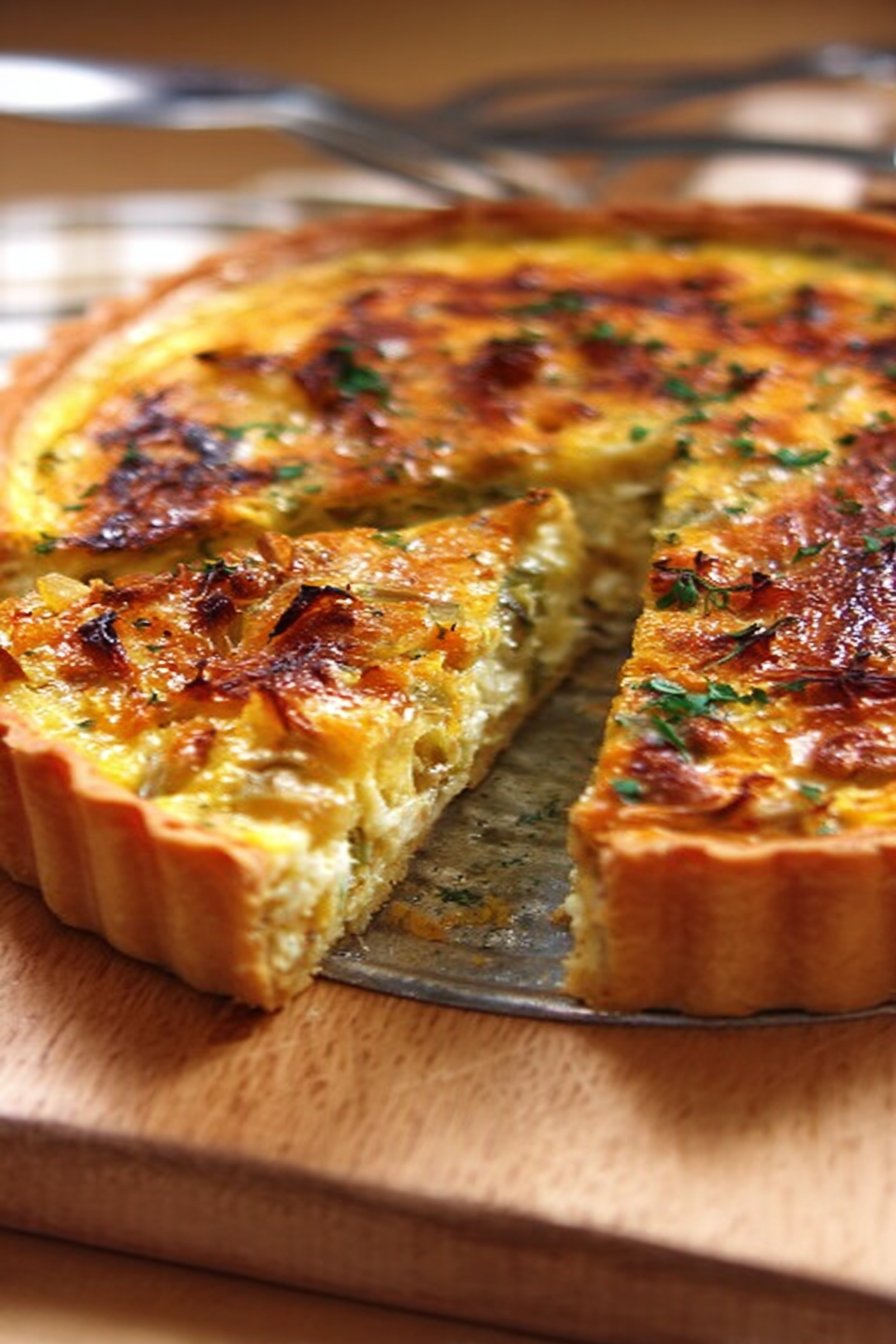 quiche aux poireaux