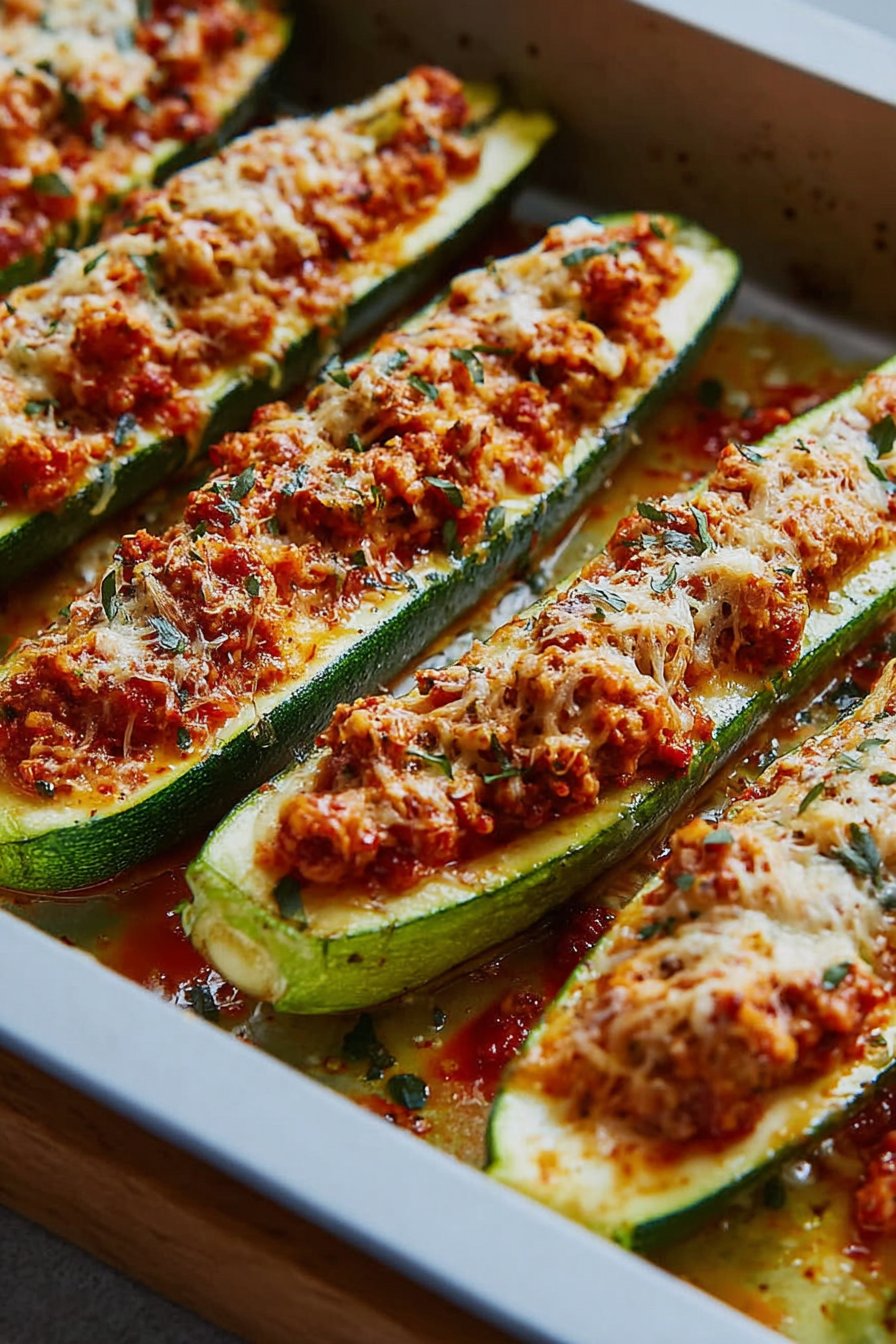 Recette de Courgettes farcies