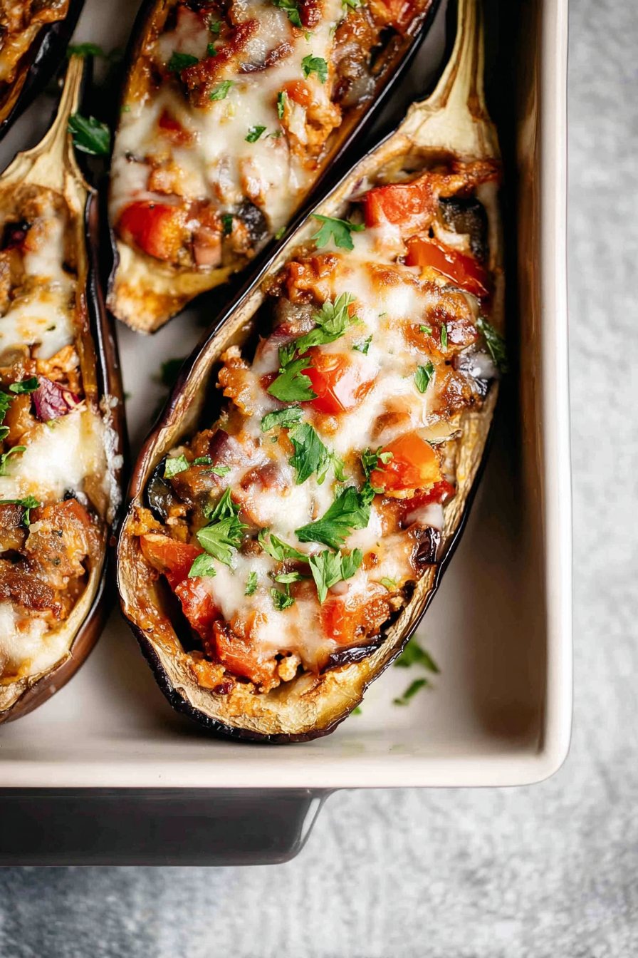 Aubergines farcies