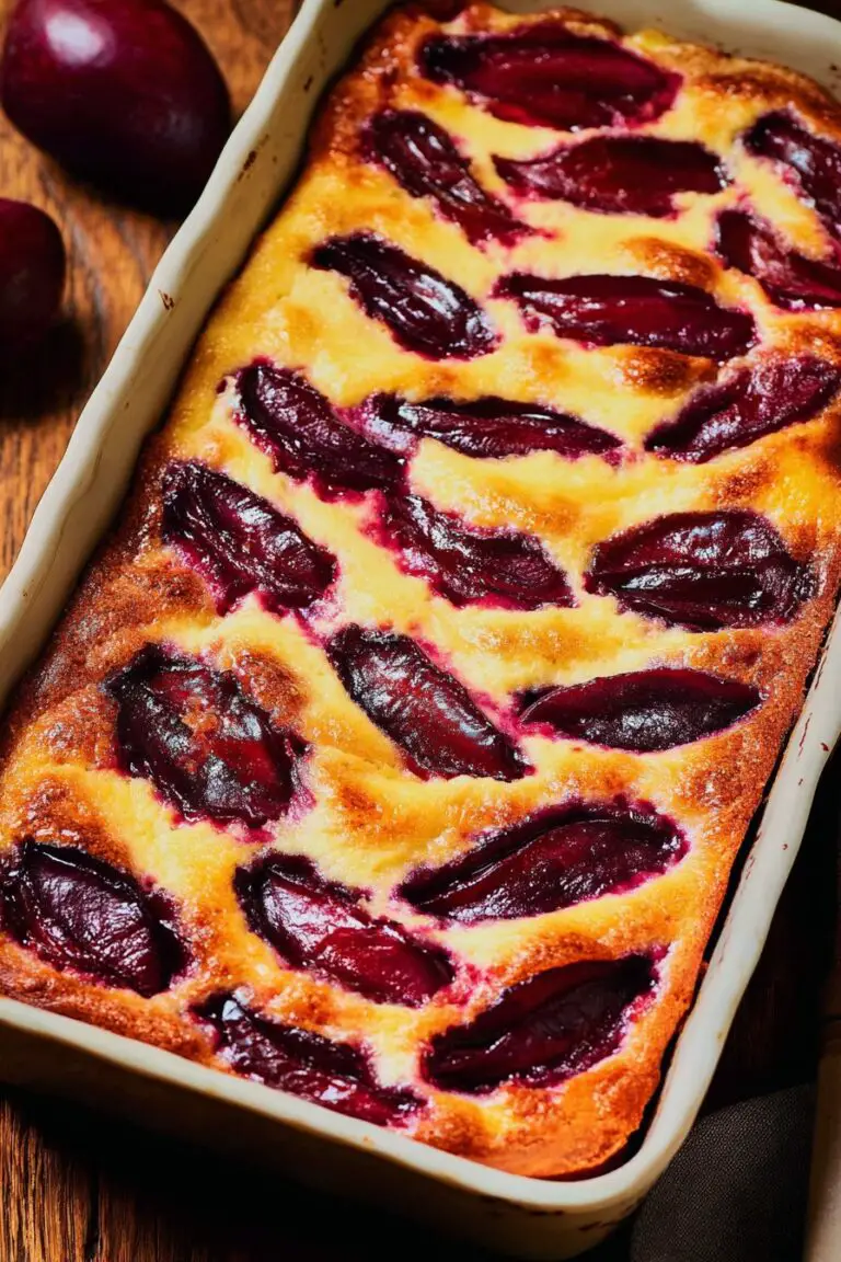 Clafoutis aux Prunes Facile