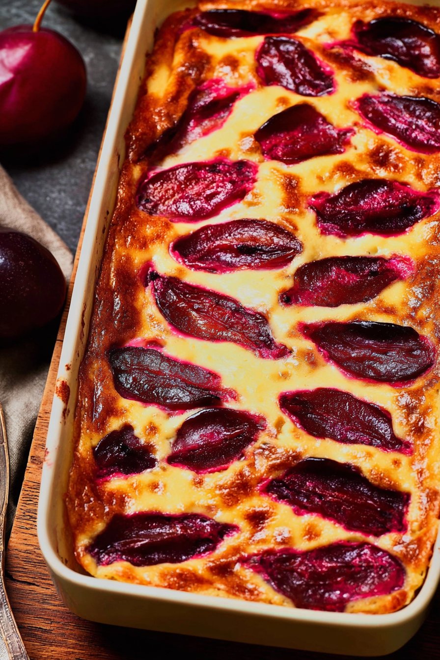 Clafoutis aux Prunes Facile