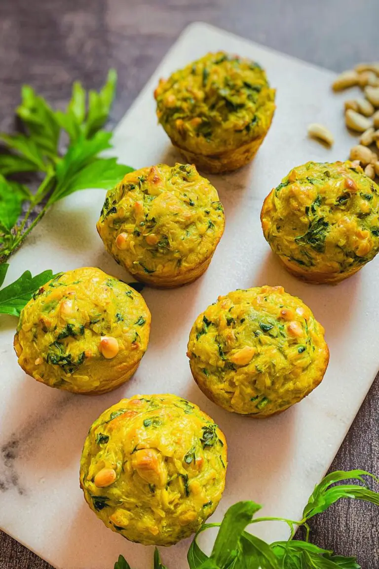 Muffin de chou kale au curry