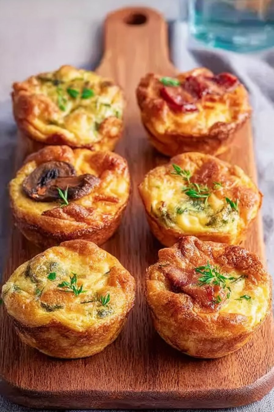 Mini quiche sans pâte