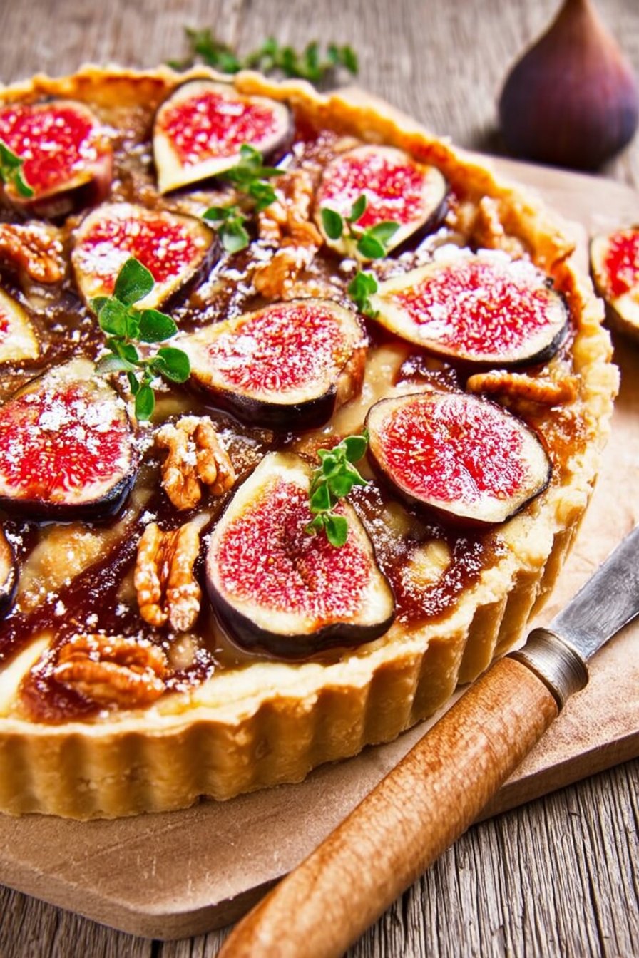 Tarte aux Figues et au Miel