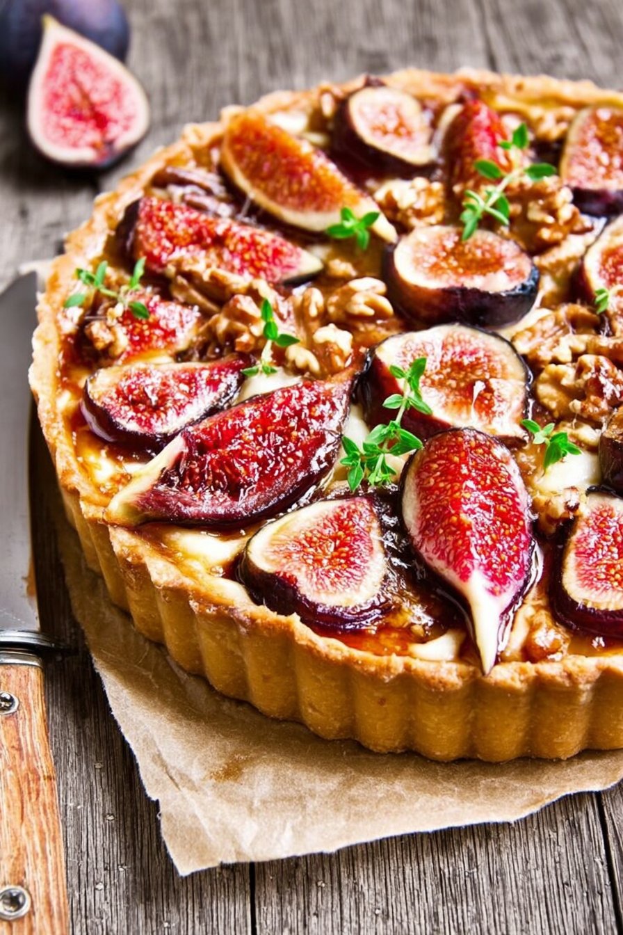 Tarte aux Figues et au Miel