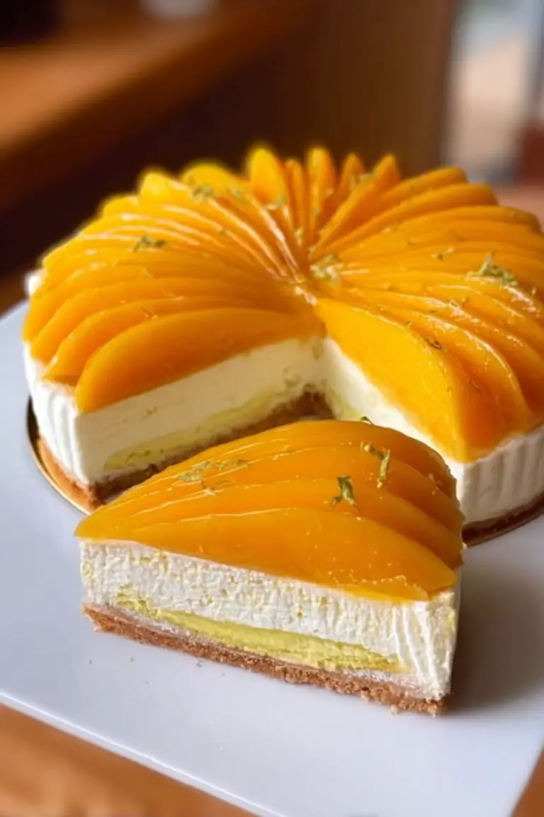 Cheesecake Mangue, Coco, Citron Vert