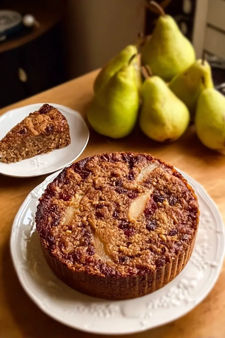 Gâteau Invisible Poire Pain d’Épices