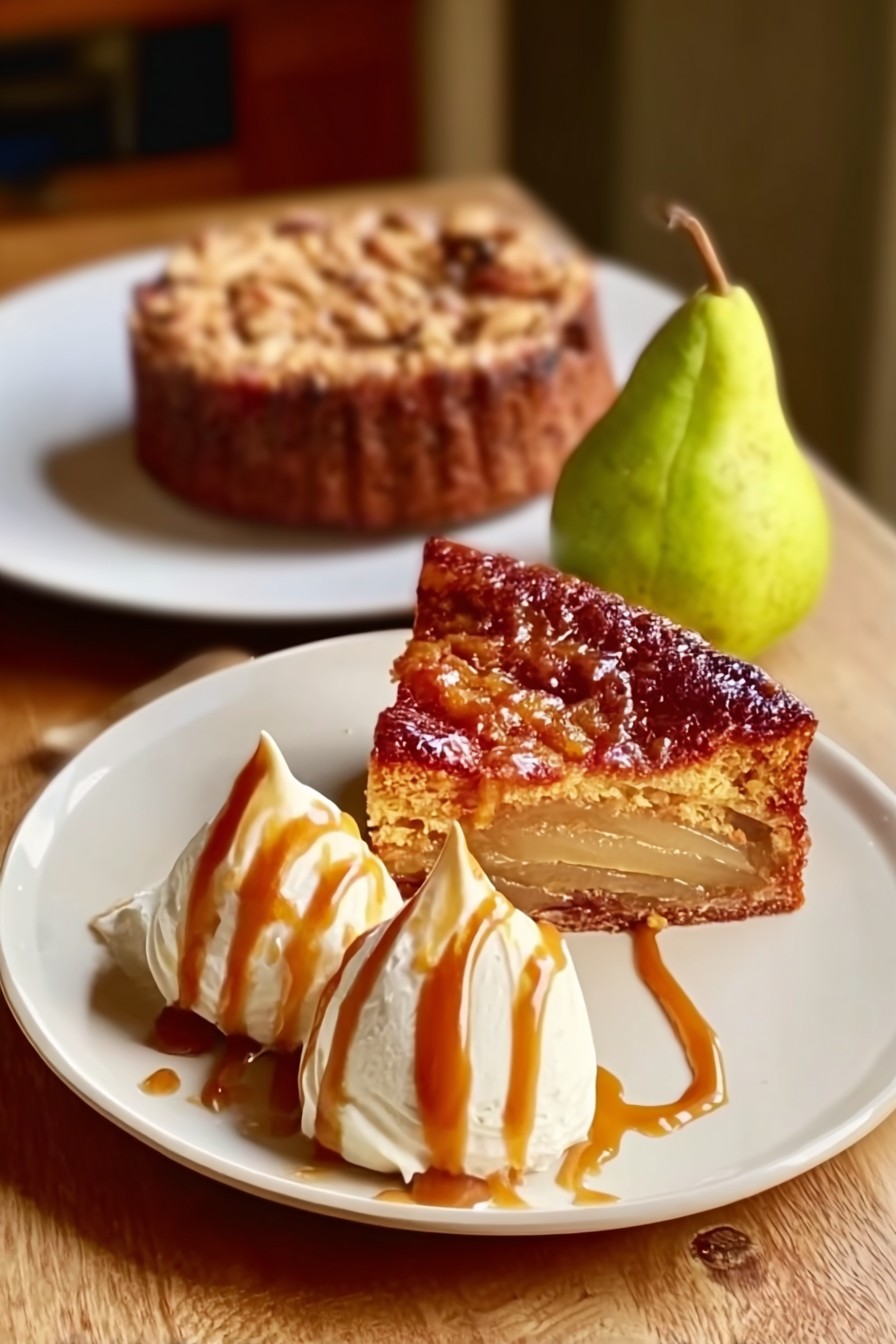 Gâteau Invisible Poire Pain d'Épices