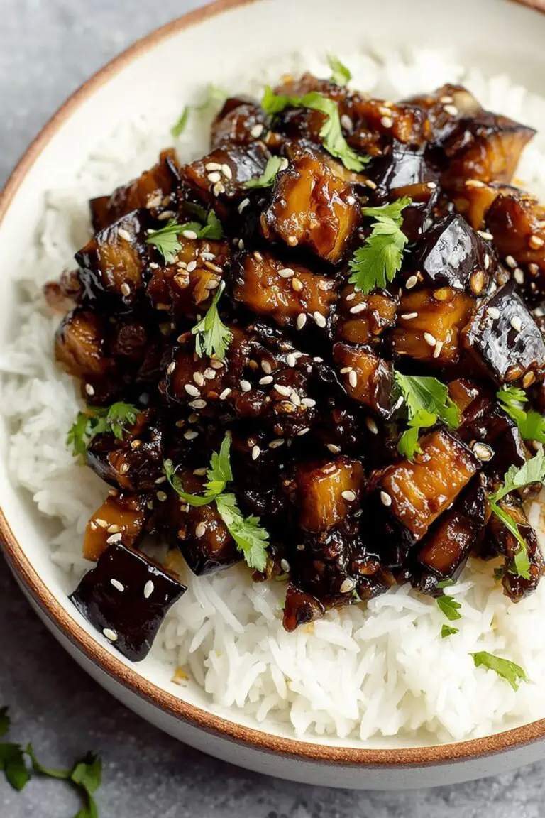 Aubergine Teriyaki