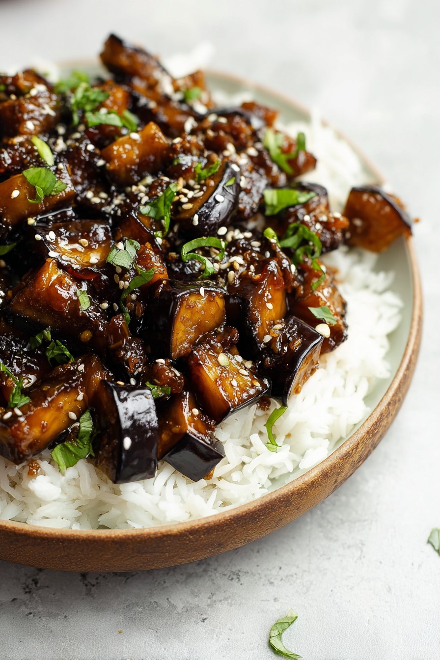 Aubergine Teriyaki