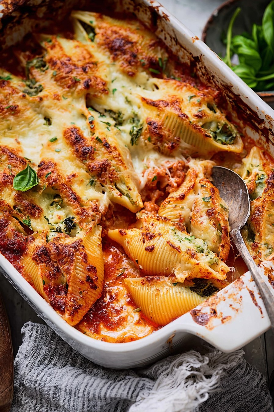 Coquilles Géantes Farcies au Bœuf