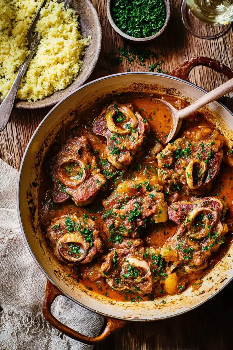 Osso buco à la milanaise