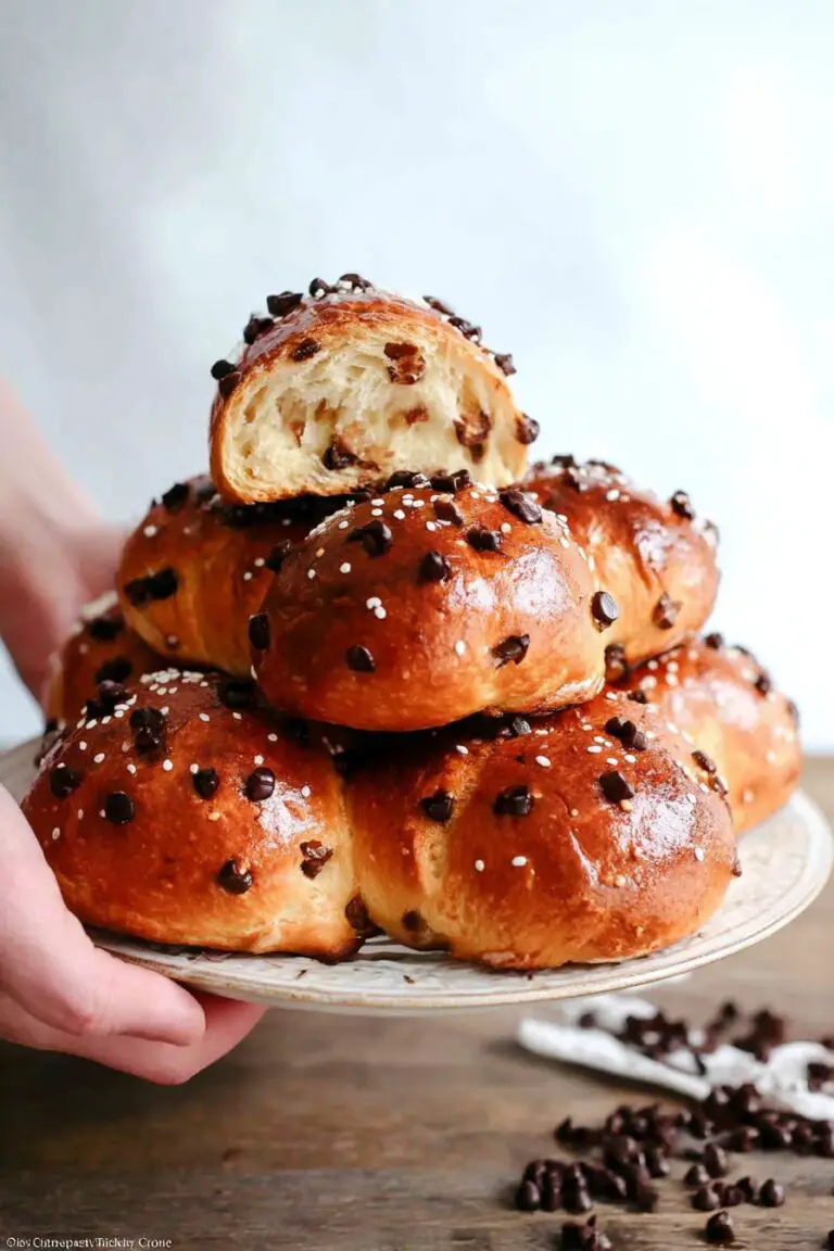 Petites brioches aux pépites de chocolat